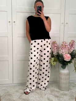 Aejuliana Wide Dot Pants