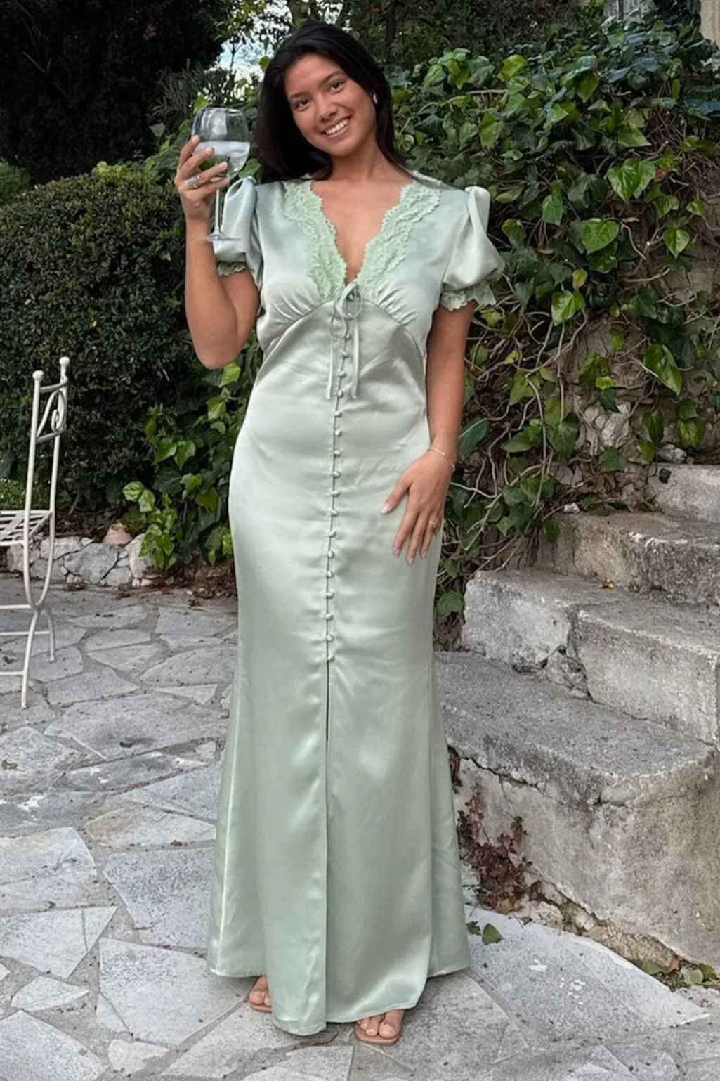 Agneteic Long Dress A23810