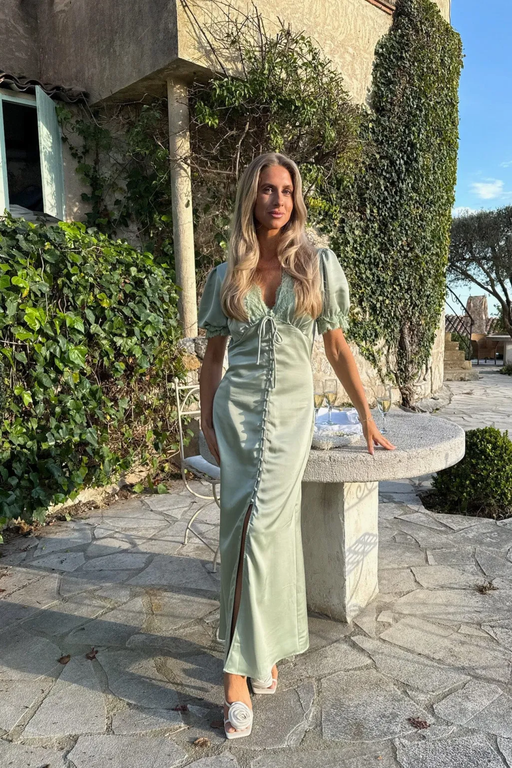 Agneteic Long Dress A23810