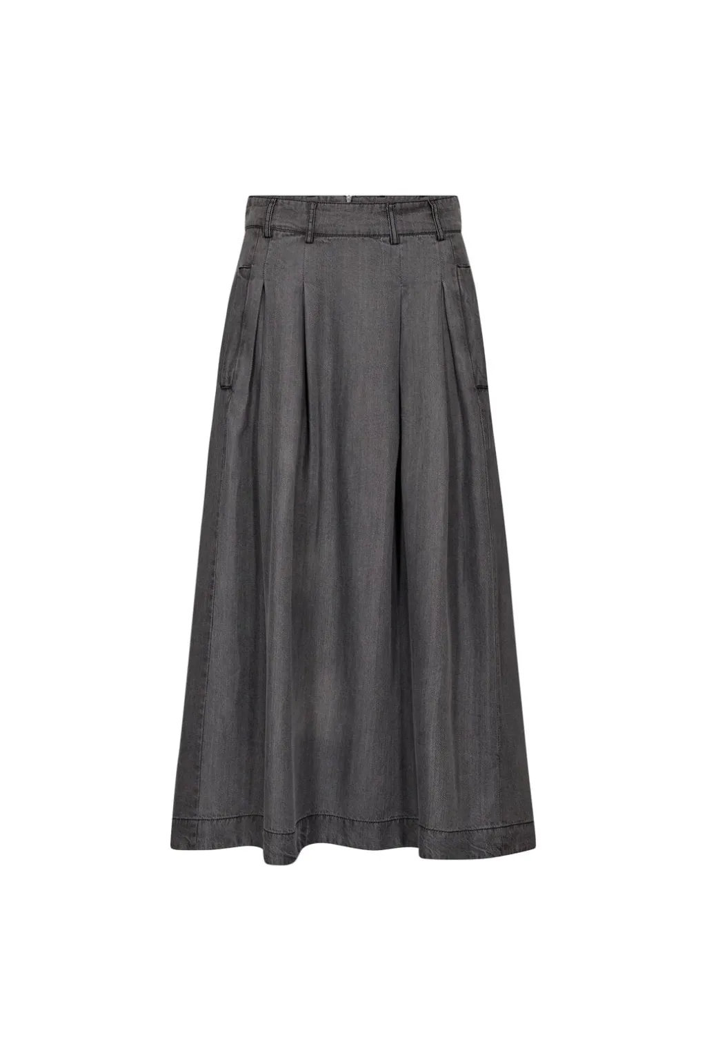 Anyacc Denim Pleat Skirt 34181