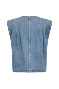 Asjacc Wrap Denim Top 45125