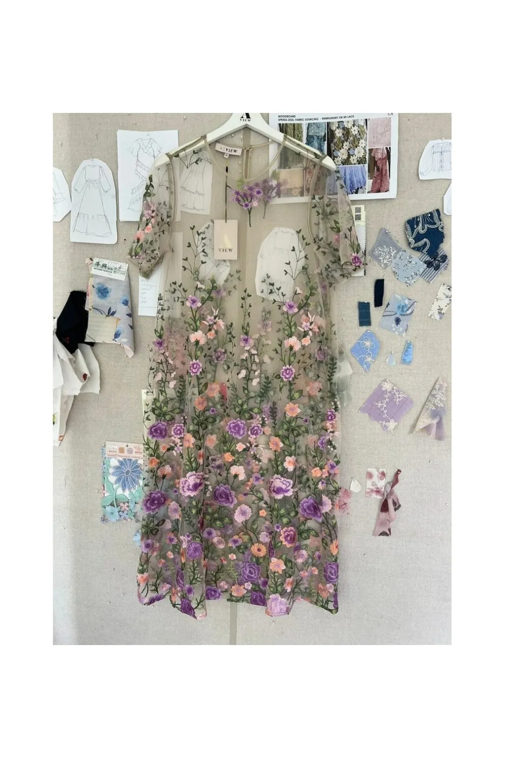 Avfuschia Midi Dress AV7086