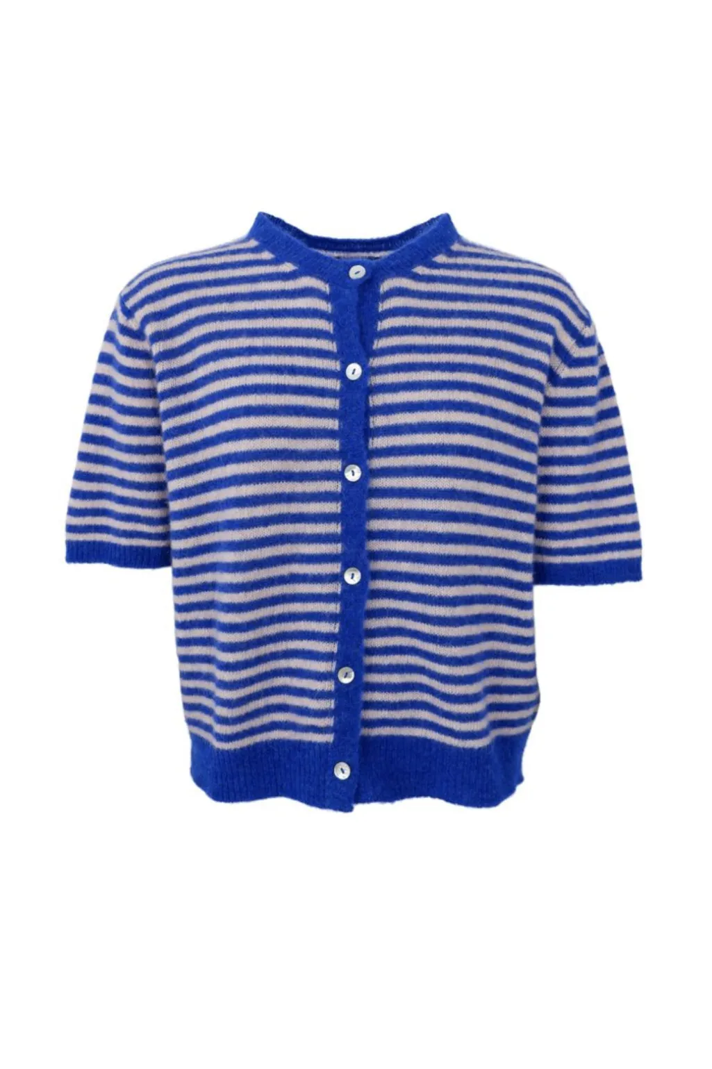 Bcdell Striped Ss Cardigan 1256