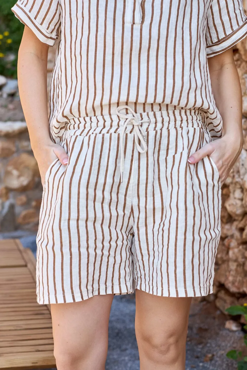 Bcmelina Linen Shorts 40575