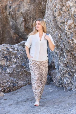Bcmelina Ss Linen Blouse 40842