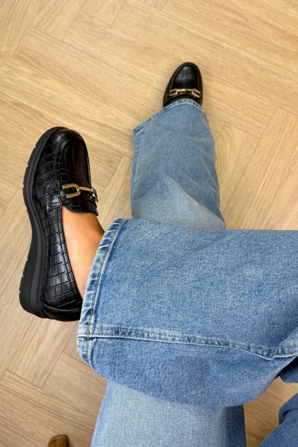 Blrue Loafers