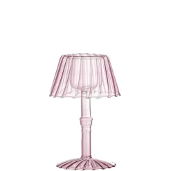 Bvcisco Fyrfadsstage, Rosa, Glas 82061723