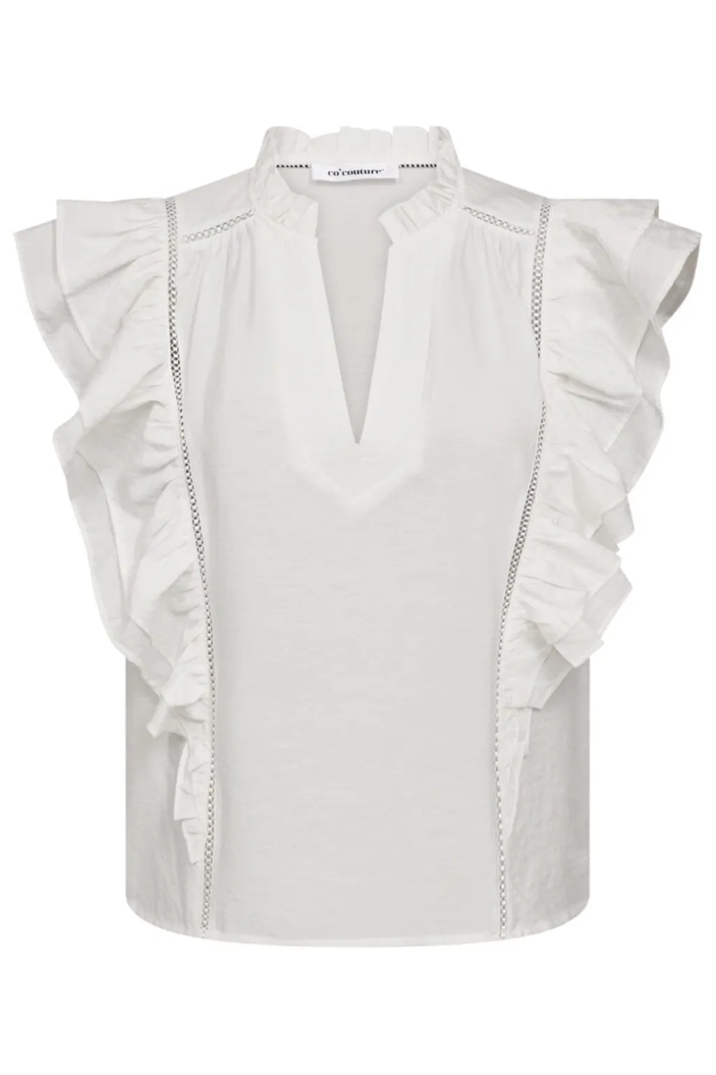 Callumcc Lace Frill V-Top 45172