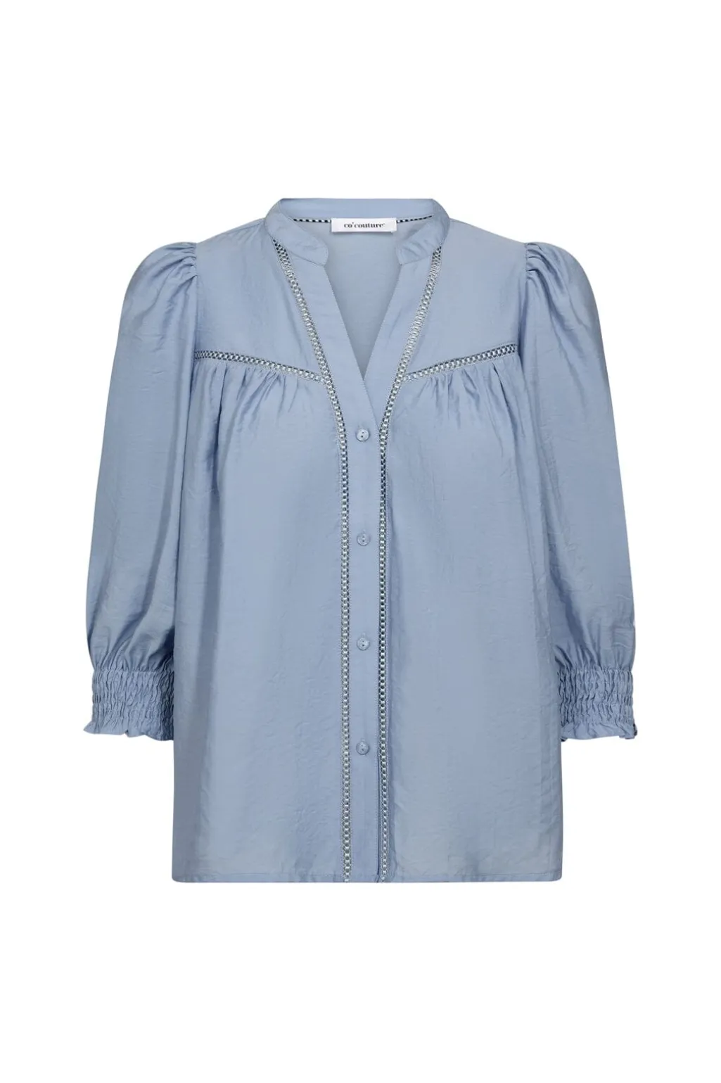 Callumcc Lace Puff V-Shirt 45173