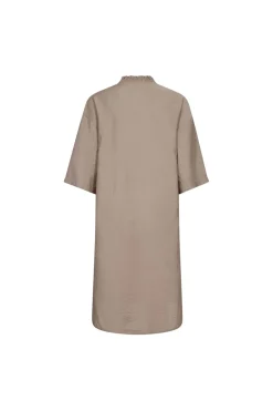 Callumcc Pleat Tunic V-Dress 46084