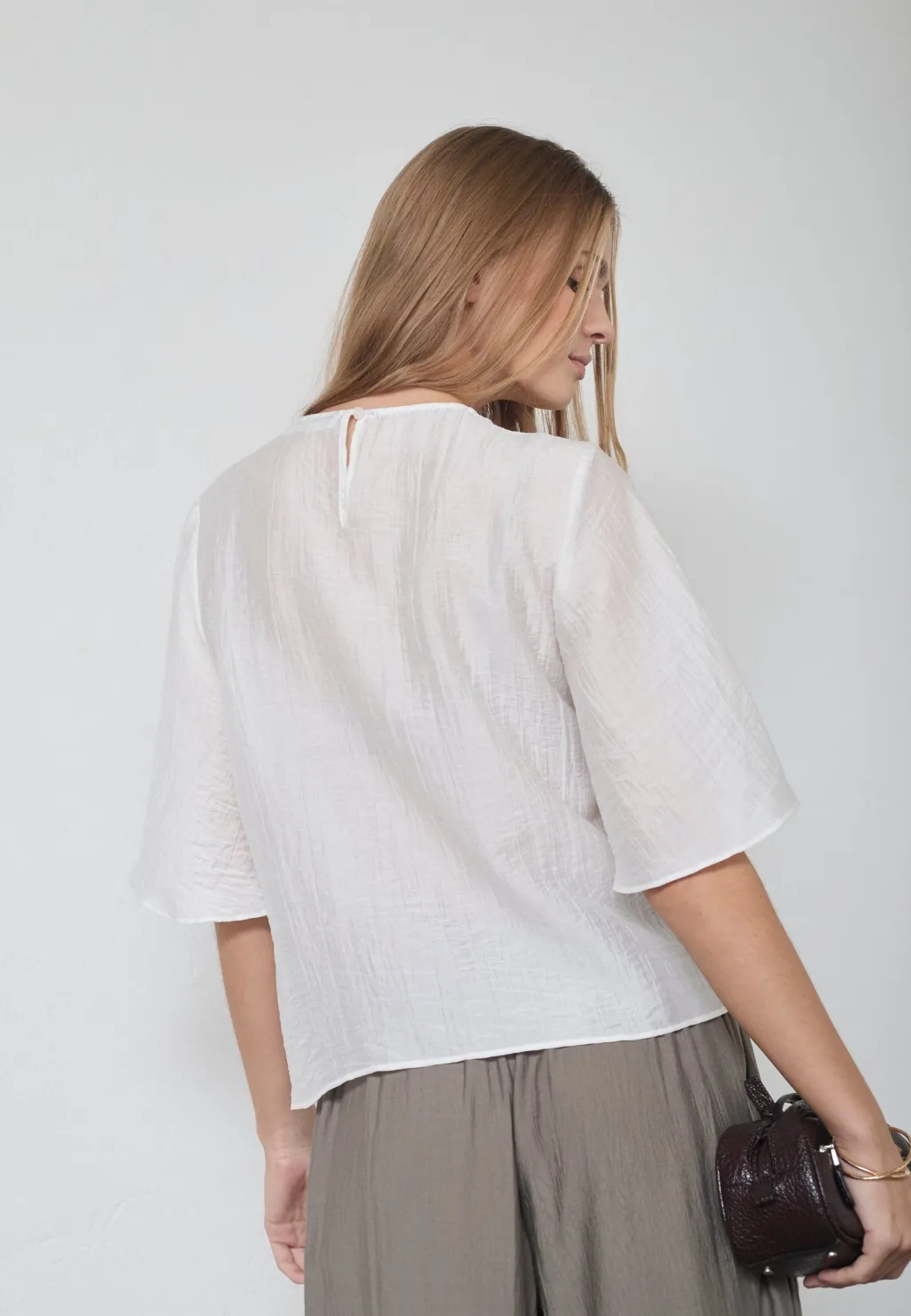 Connycc Drape Ss Blouse 45093