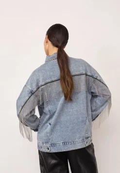 Denicecc Denim Fringe Jacket 500114