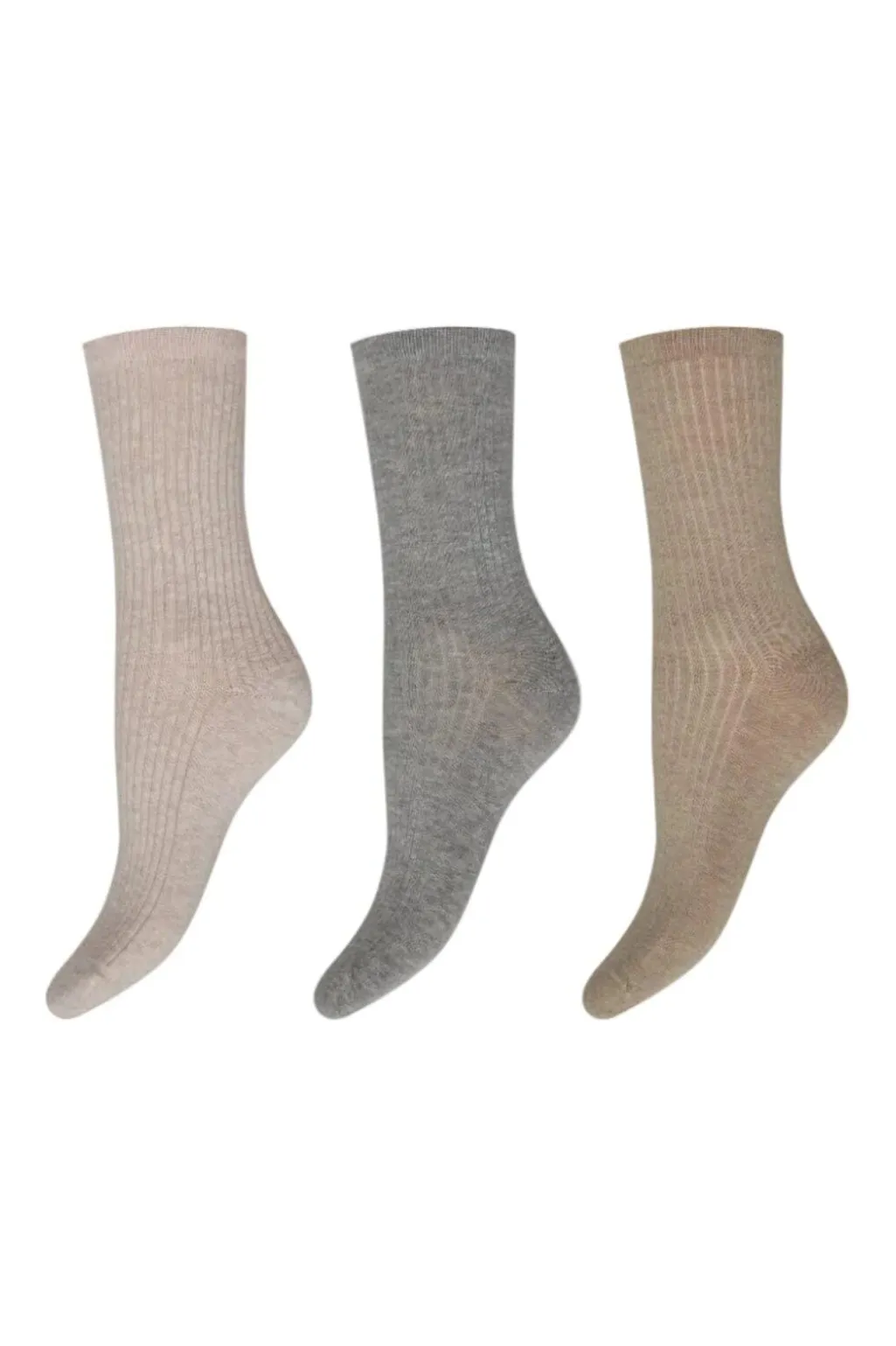 De3-Pack Ankle Sock Cotton 20226-75