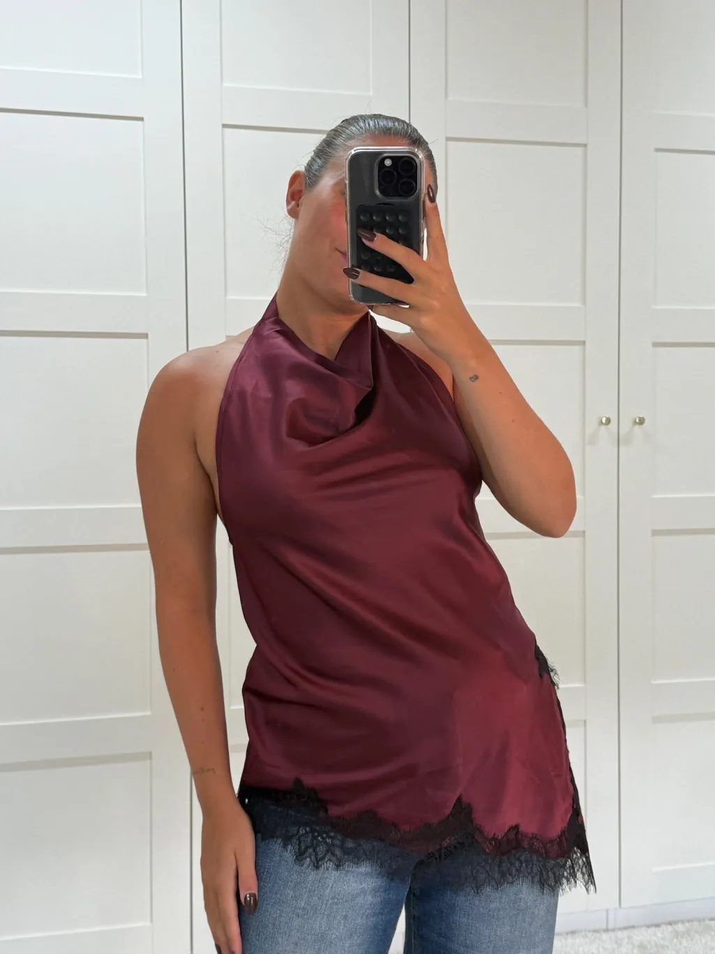 Dmhalterneck Lace