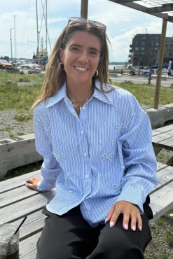 Dmpearl Bow Shirt 160786C