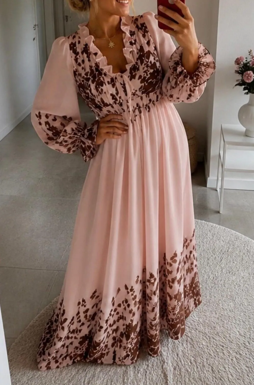 Dmsama Dress- Light Rose