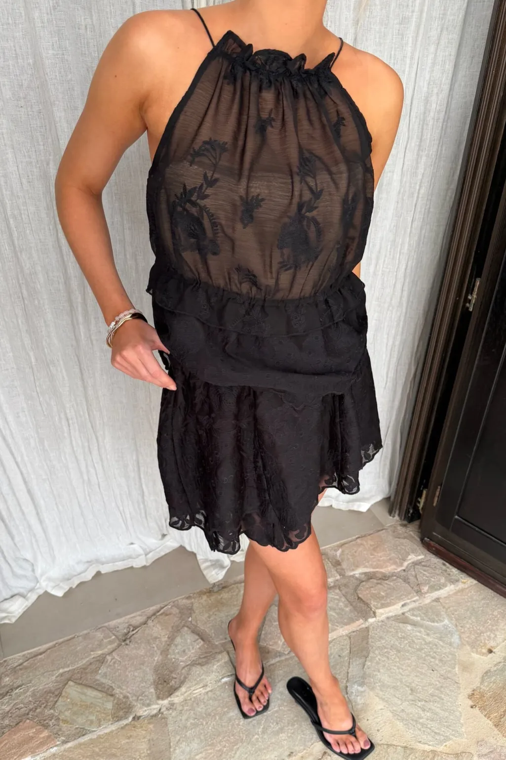 Ellinoric Lace Mini Skirt