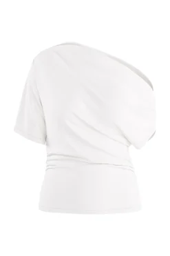 Hdemma Draped Off-Shoulder Top 32000705