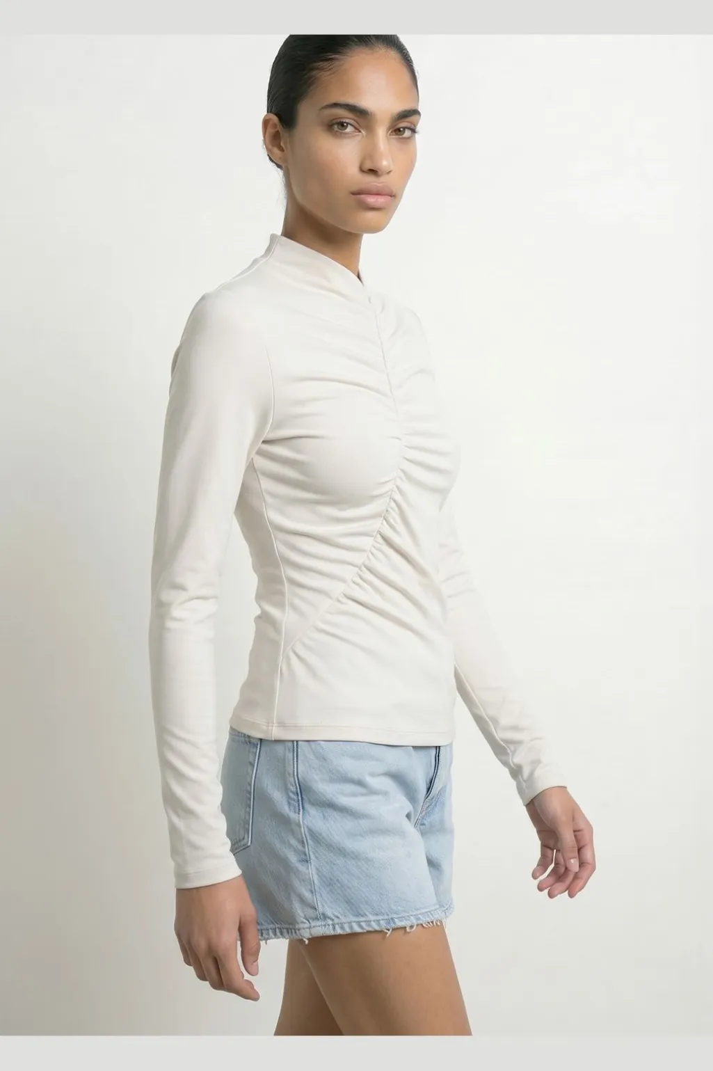 Hdfrida Ls Gathered Top 32000756