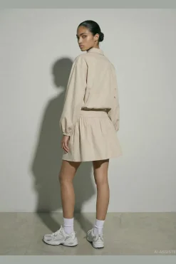 Hdkaren Ls Volume Tie Shirt 32000841