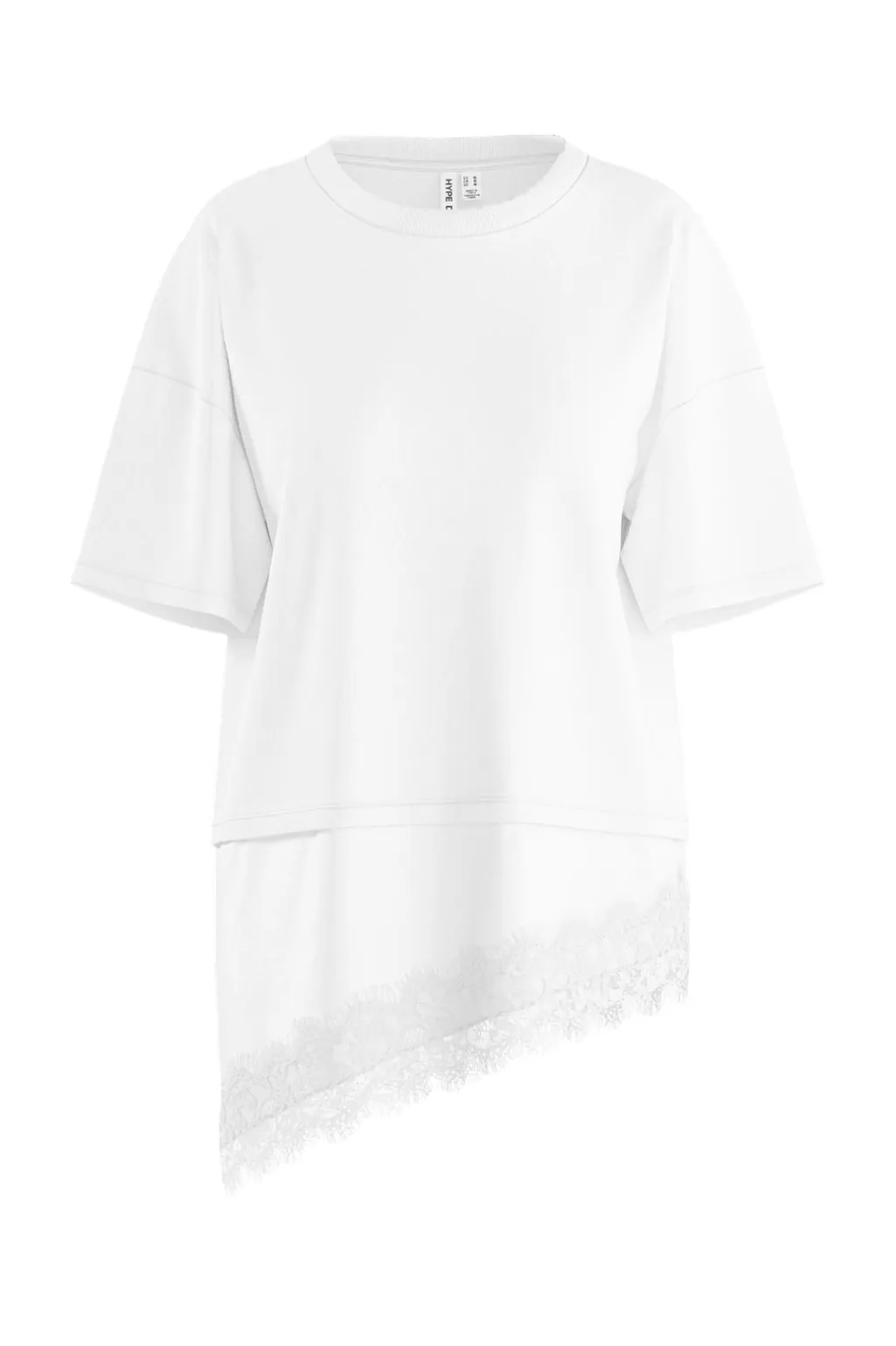 Hdkora Ss Boxy Layered Lace T-Shirt 32000847