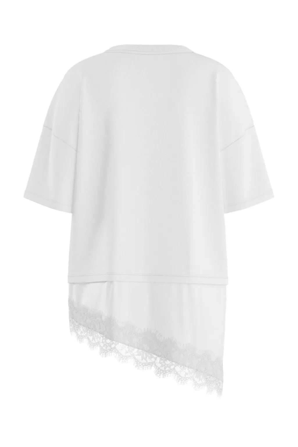 Hdkora Ss Boxy Layered Lace T-Shirt 32000847