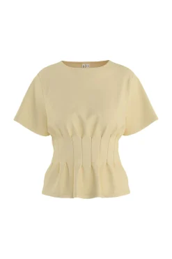 Hdsana Ss Pleated T-Shirt 32001017