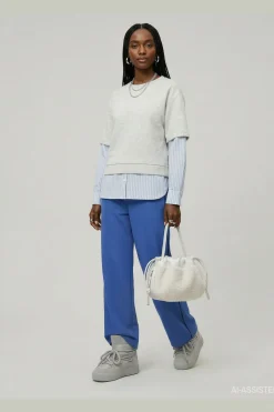 Hdyulia Shirt Mix Sweat 32000591