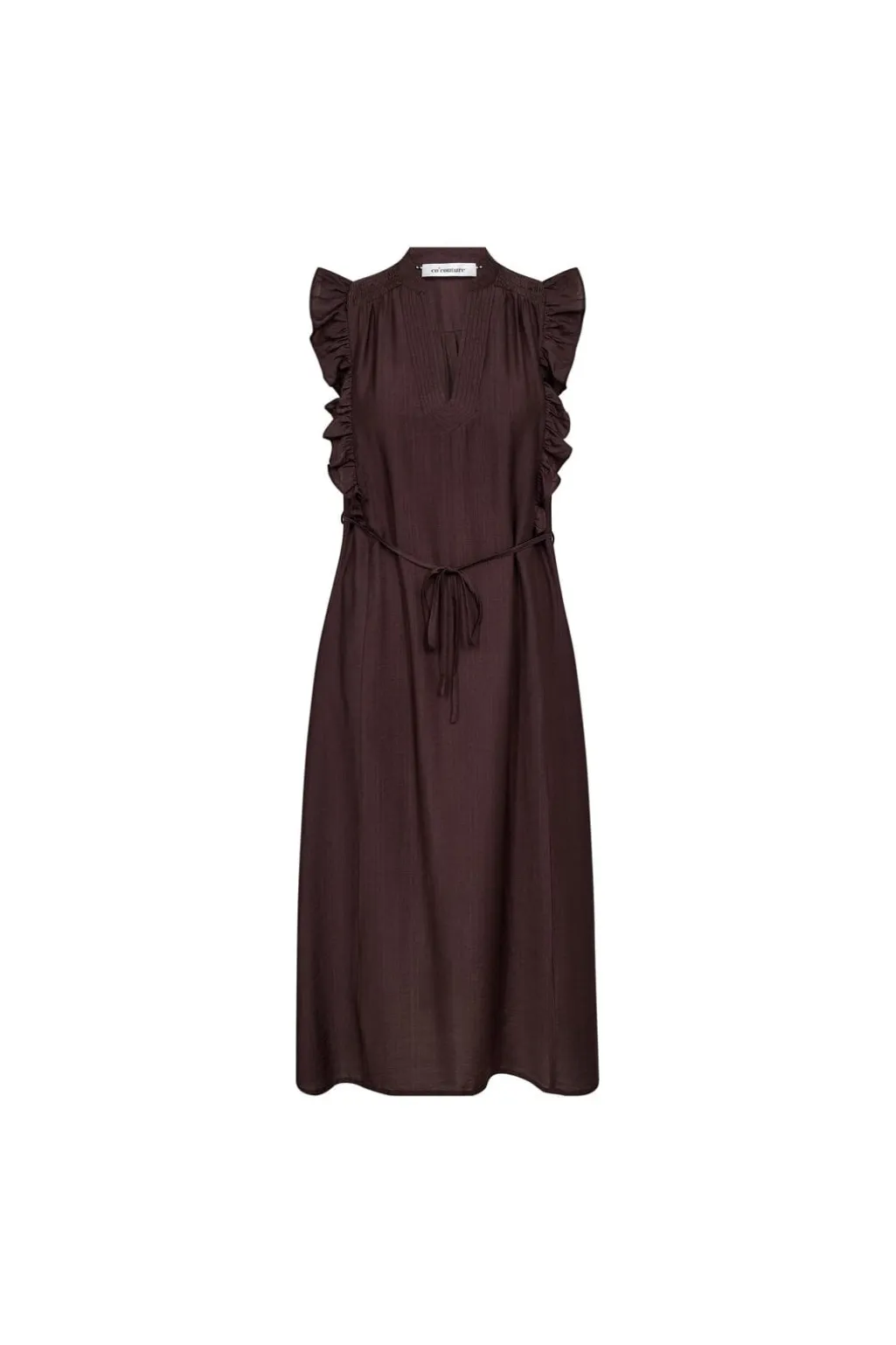 Heracc Frill Ss V-Dress 46096