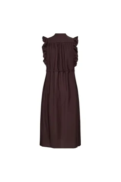 Heracc Frill Ss V-Dress 46096