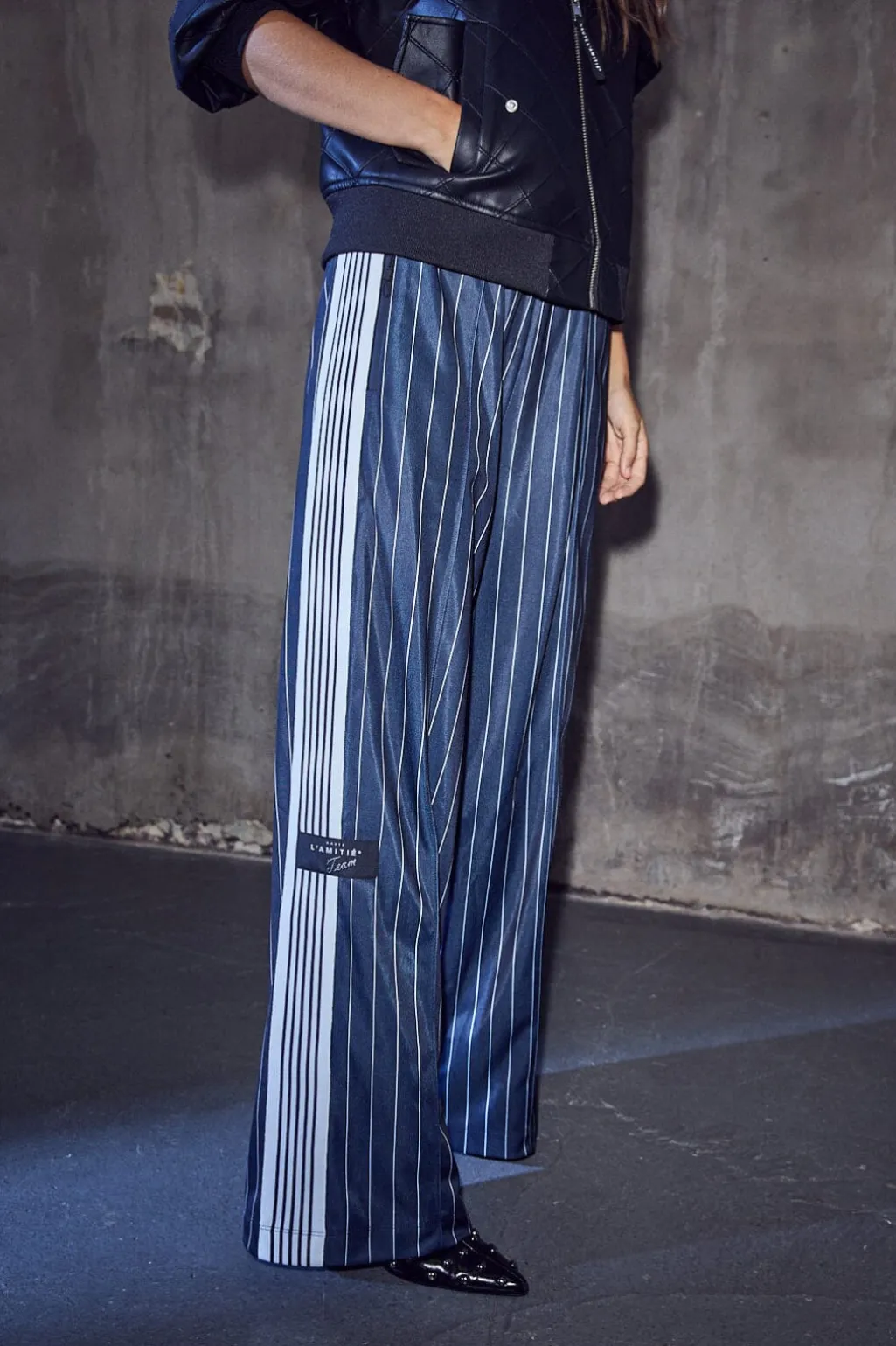Hlabaggy Pin Stripe Track Pants HL10493