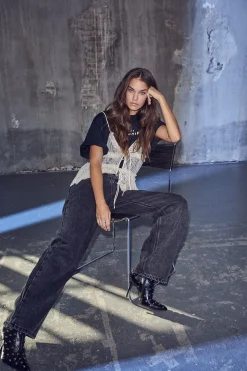 Hlabarrel Flip Waist Jeans HL10500