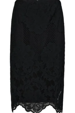 Hlacurvey Lace Hem Pencil Skirt HL10015