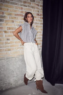 Hladinnie Ns Mini Check Shirt HL10847