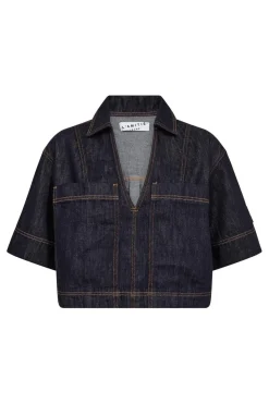 Hladrew Denim Top Unwashed HL10556