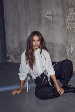 Hlaflorens Fringe Shirt HL10525