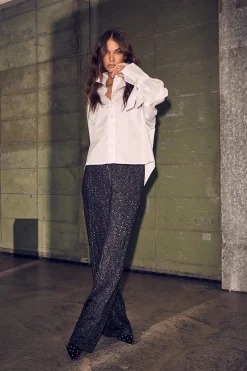Hlahole Lurex Knit Pant HL10396
