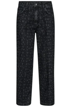 Hlal'Amitié Crop Logo Jeans HL10020