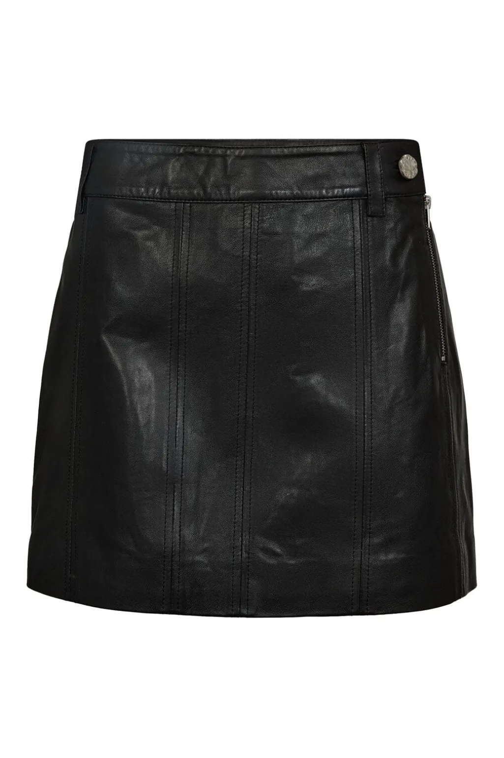 Hlaloreen Leather Skirt HL10443