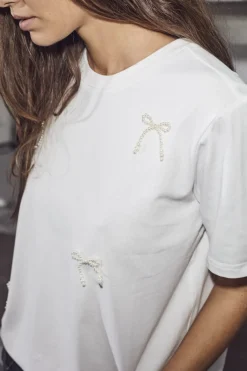 Hlapearl Bow Tee HL10027