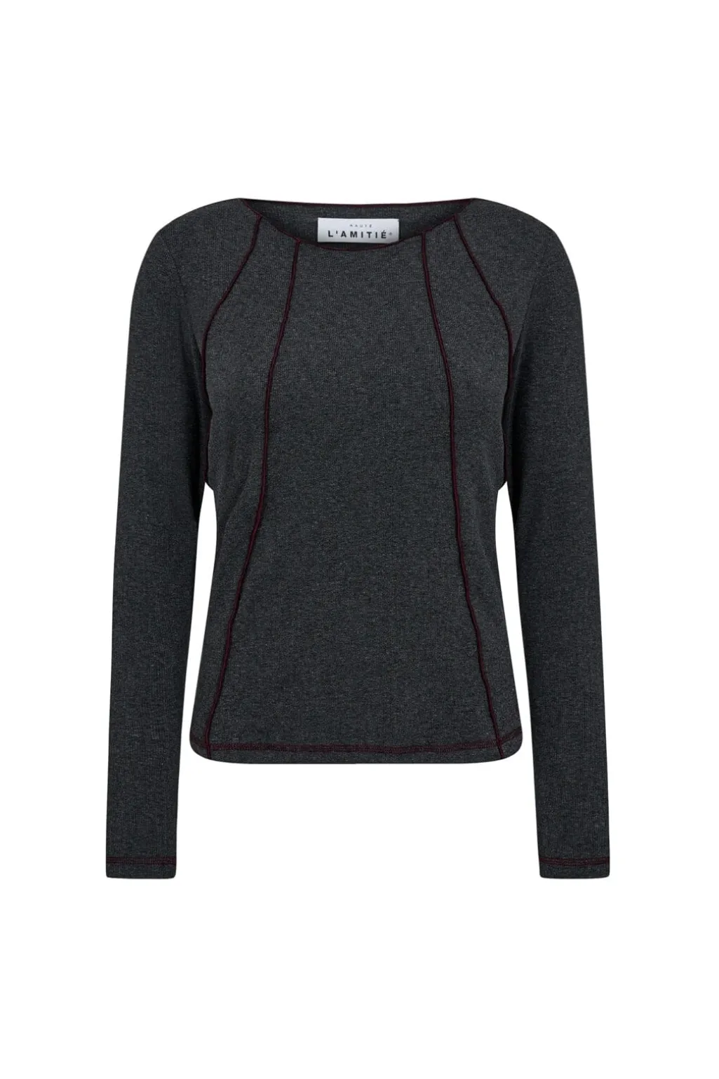 Hlareverse Seam Rib Blouse HL10012