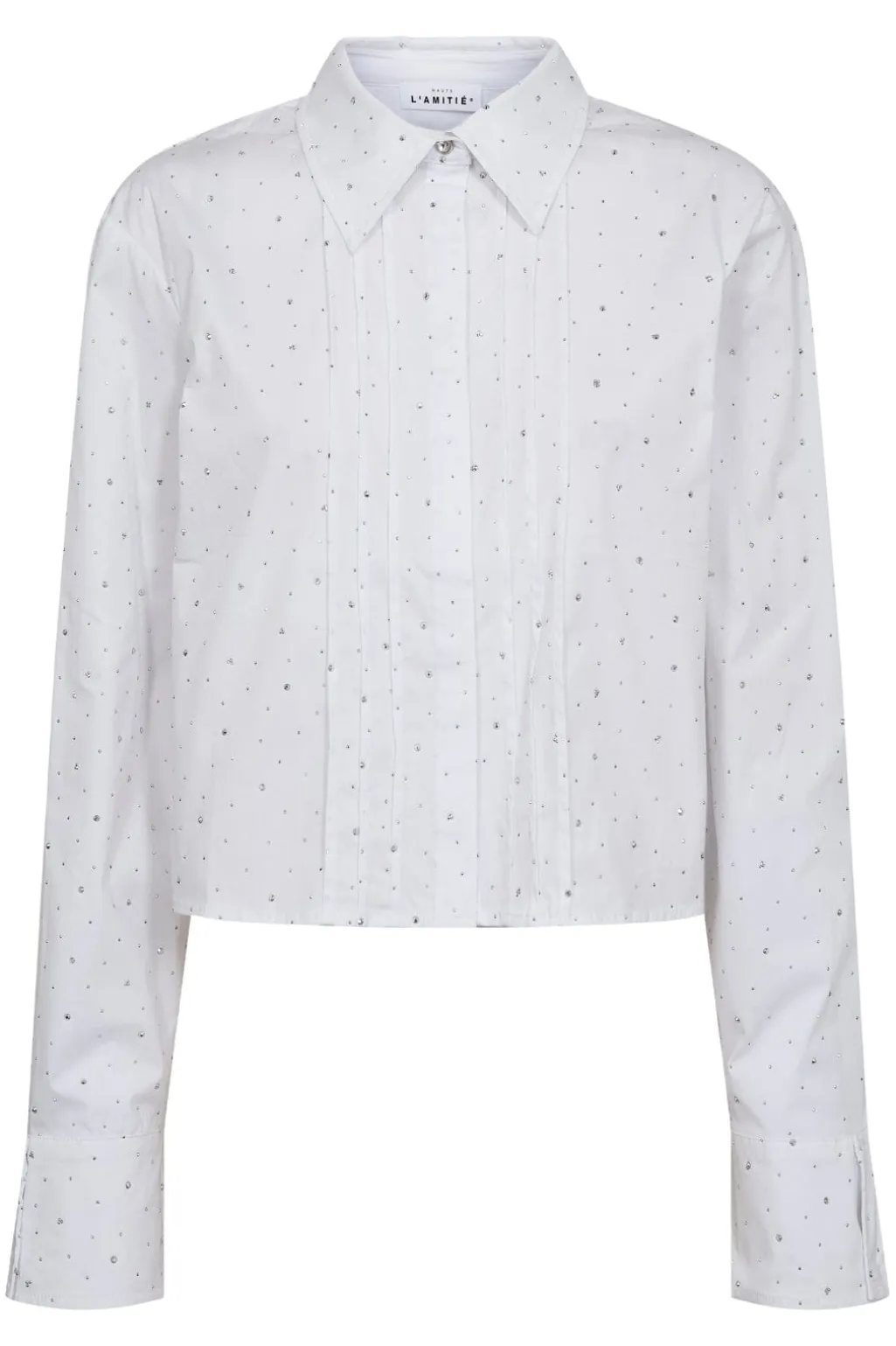 Hlarhinestone Crop Shirt HL10404