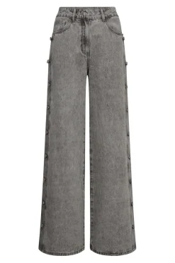 Hlaside Panel Button Jeans HL10328