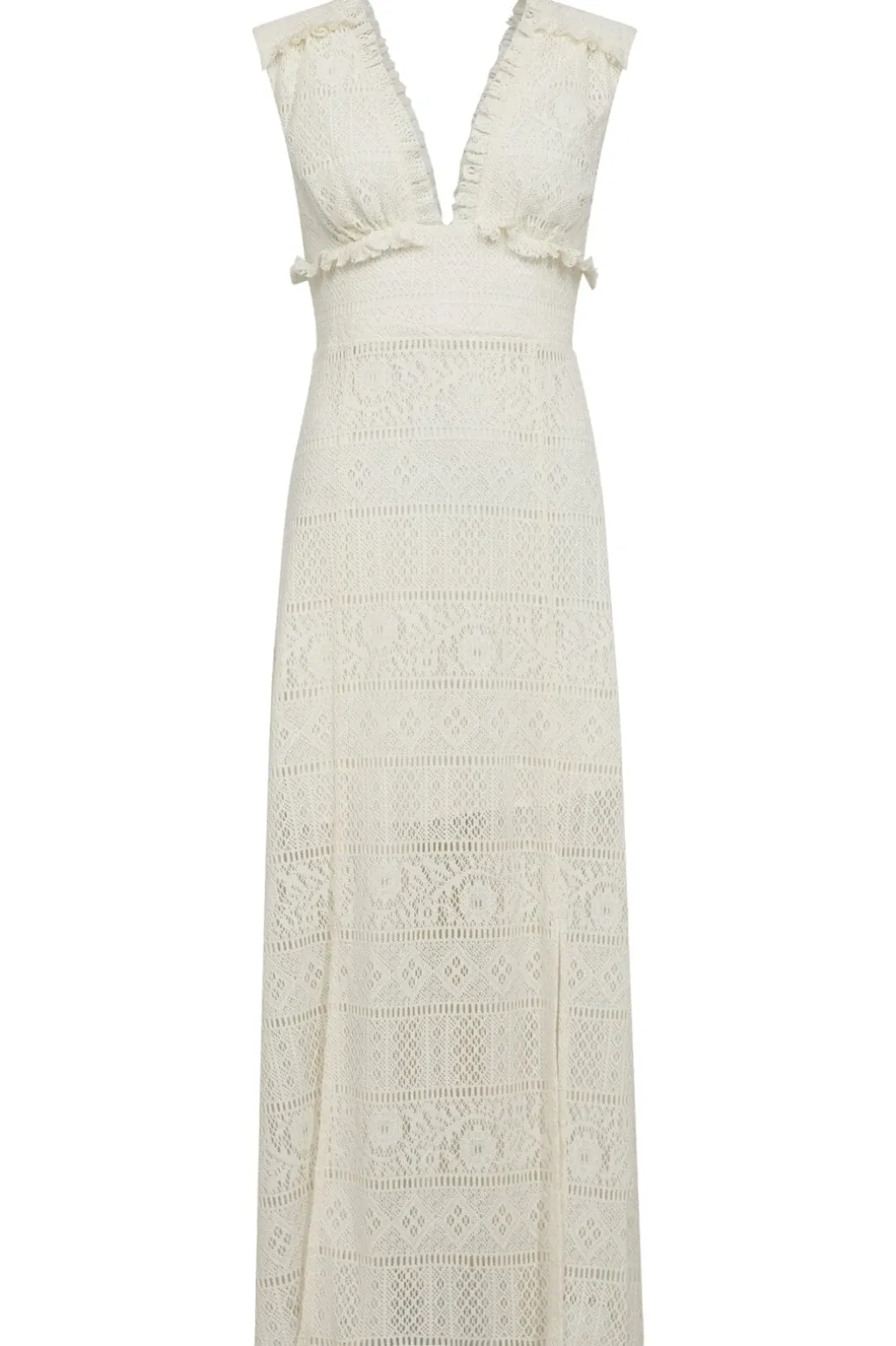 Hlautopia Lace Slit Dress HL10082