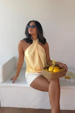 Hollyic Wrap Top A2553