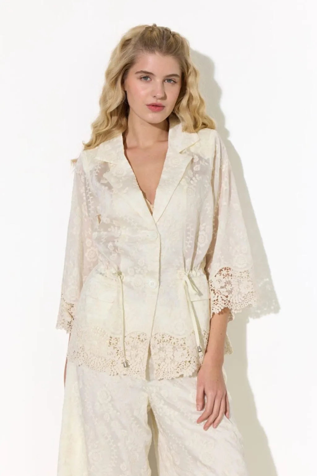 Hupatty Lace Blazer 26324