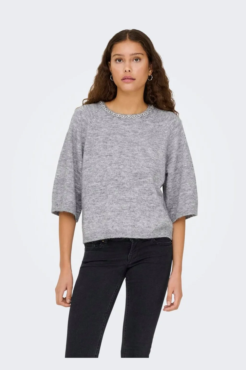 Jdyalva Life 3/4 Embellish Pull Knt