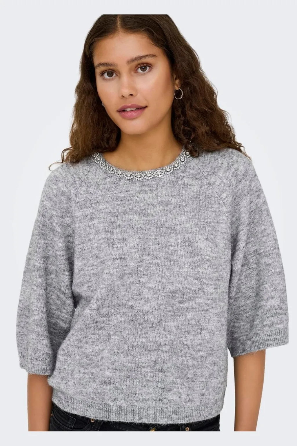 Jdyalva Life 3/4 Embellish Pull Knt