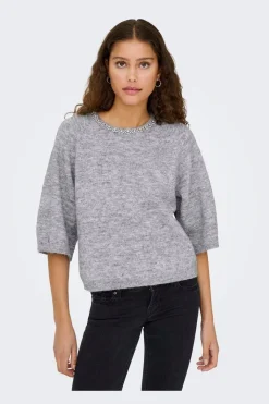 Jdyalva Life 3/4 Embellish Pull Knt
