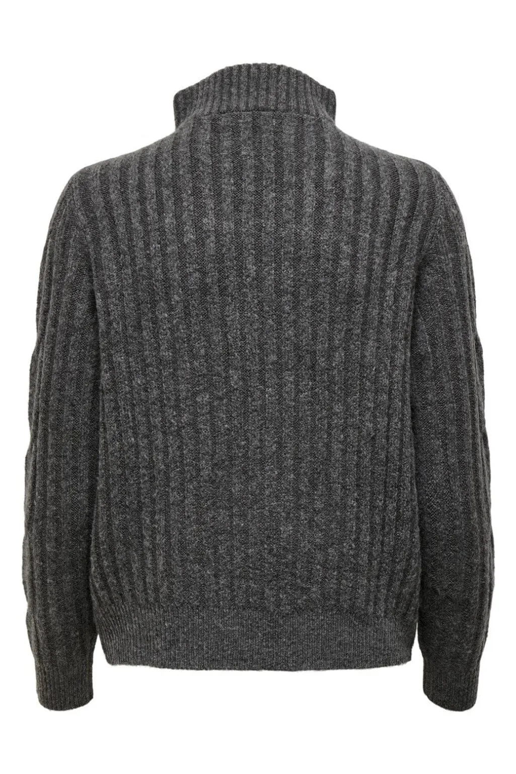 Jdyandrea L/S Zip Cable Pullove Knt